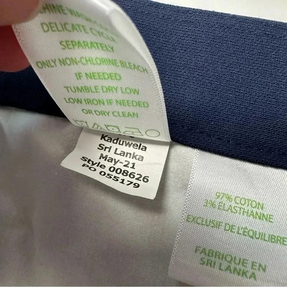 Lilly Pulitzer Cotton Kelly Ankle Pants Turquoise‎ Blue Cheetah Print Size 6 - Picture 6 of 10